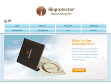 Tablet Screenshot of bioprotector.net